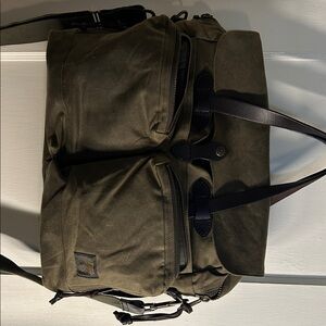 Filson 24 Hour Tin Cloth Briefcase Otter Green